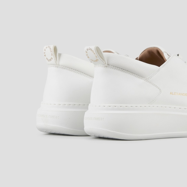 Sneakers Alexander Smith wembley man in white leather and saffiano leather details - 3