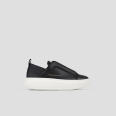 Wembley Slip-on Woman in black leather