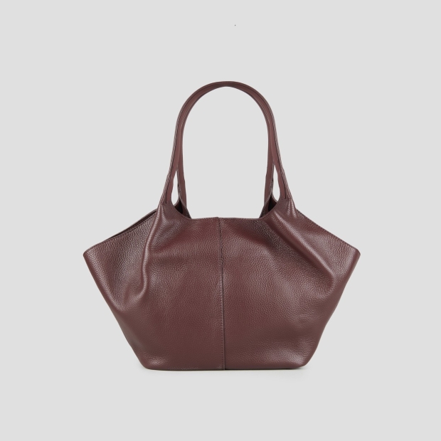 Sneakers Alexander Smith rachel medium shoulder bag in bordeaux tumbled leather - 4