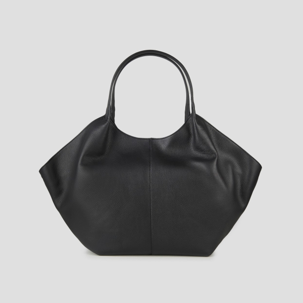 Sneakers Alexander Smith rachel large shoulder bag in black tumbled leather - 4