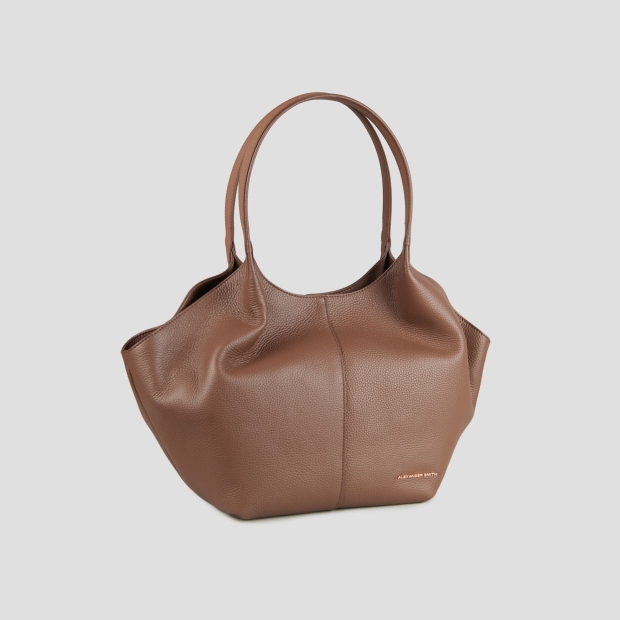 Sneakers Alexander Smith rachel medium shoulder bag in brown tumbled leather - 3