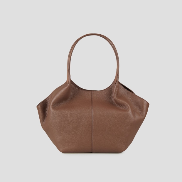 Sneakers Alexander Smith rachel medium shoulder bag in brown tumbled leather - 4