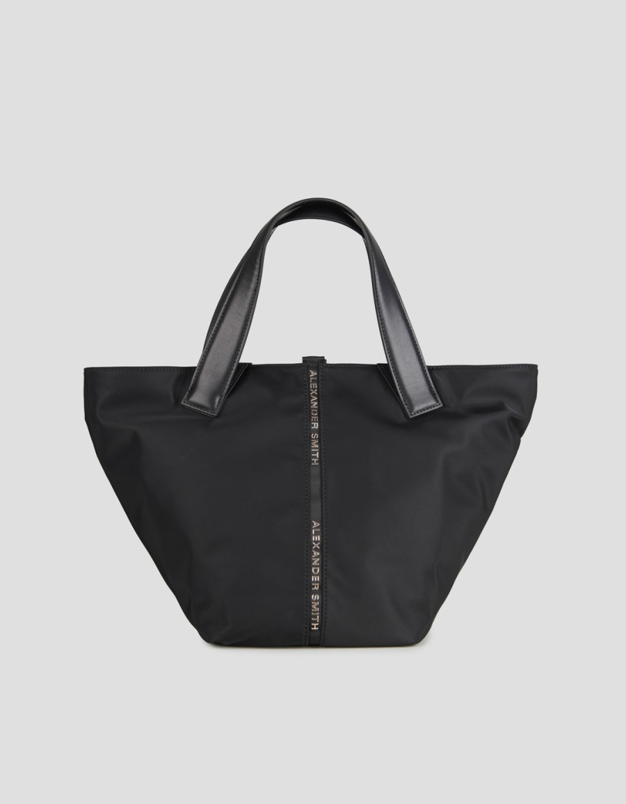 Sneakers Alexander Smith lauren medium handbag with shoulder strap in black nylon - 1