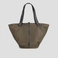 Lauren Large shoulder bag in military green nylon