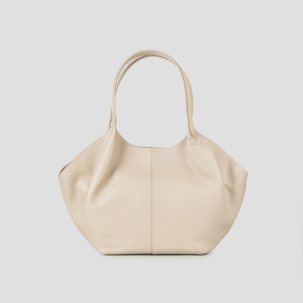 Sneakers Alexander Smith rachel medium shoulder bag in dark ivory tumbled leather - 4