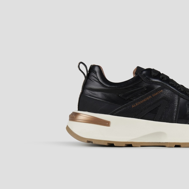 Sneakers Alexander Smith liverpool woman in black nylon and laminated - 2