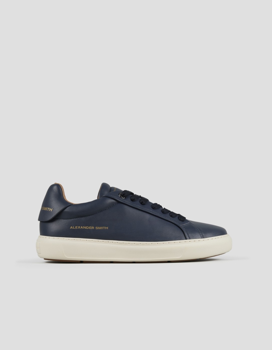 Sneakers Alexander Smith soho man in soft blue leather - 1
