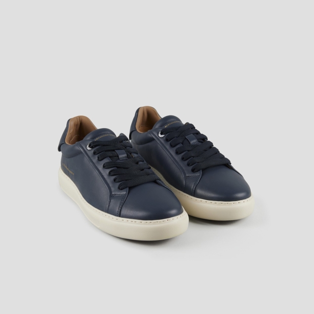 Sneakers Alexander Smith soho man in soft blue leather - 3