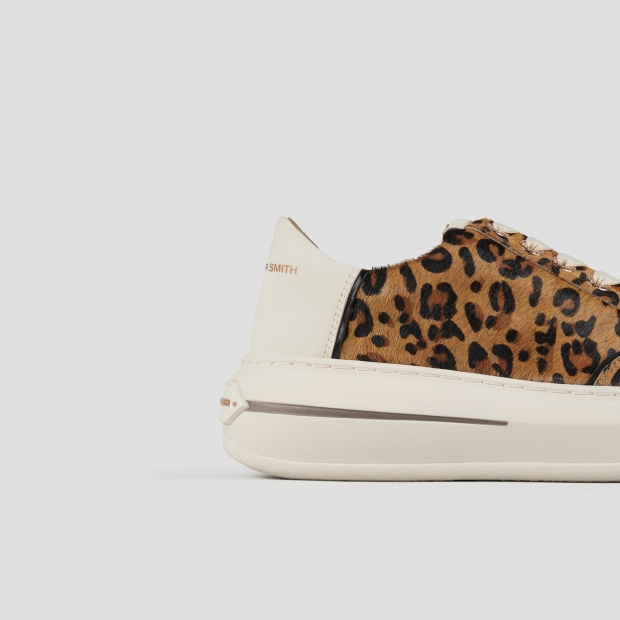 Sneakers Alexander Smith lancaster woman in spotted pony and white leather heel - 2