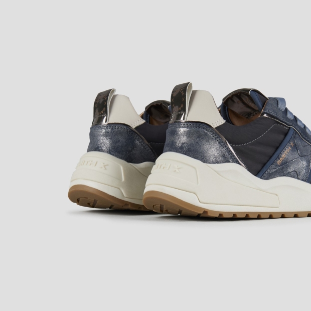 Sneakers Alexander Smith blaze woman in blue nylon and laminated - 4