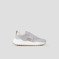 Blaze Woman in avio nylon and silver laminated details