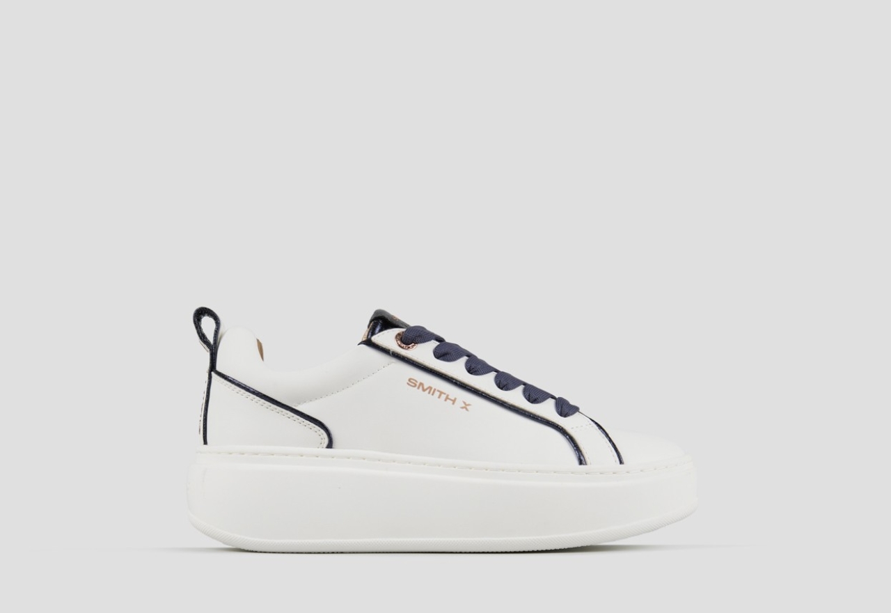 Sneakers Alexander Smith stone woman in white and blue laminated details - 1