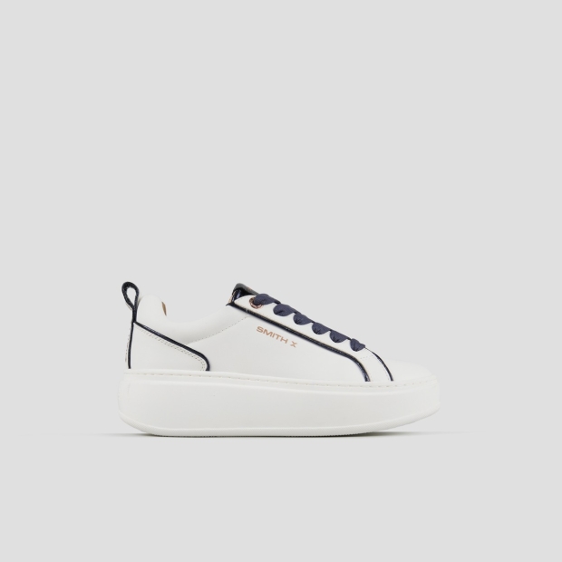 Sneakers Alexander Smith stone woman in white and blue laminated details - 1