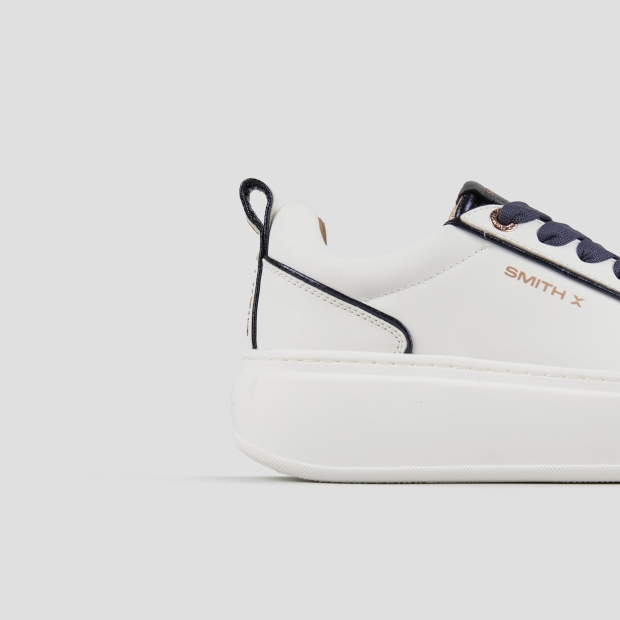 Sneakers Alexander Smith stone woman in white and blue laminated details - 2