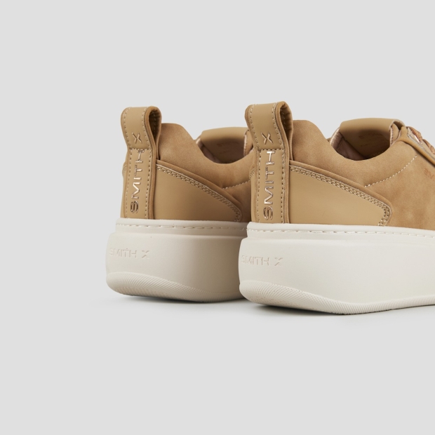 Sneakers Alexander Smith stone woman in brown suede and rubberized heel - 4