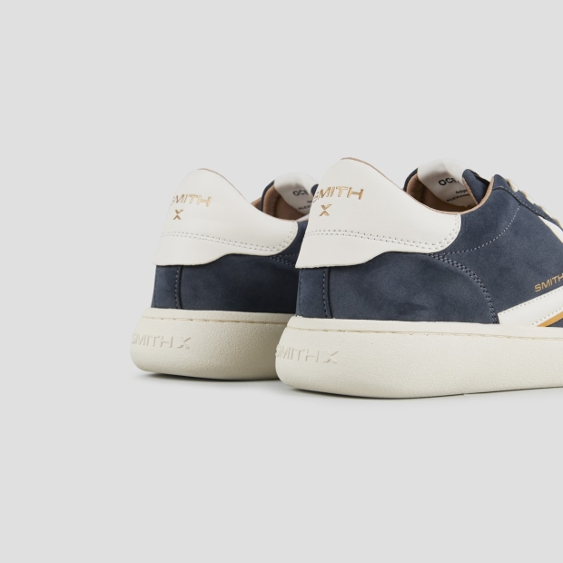 Sneakers Alexander Smith ocean man in blue suede and white details - 4