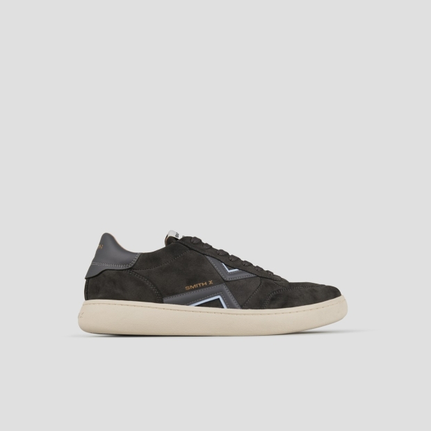 Sneakers Alexander Smith ocean man in dark grey suede and blue details - 1