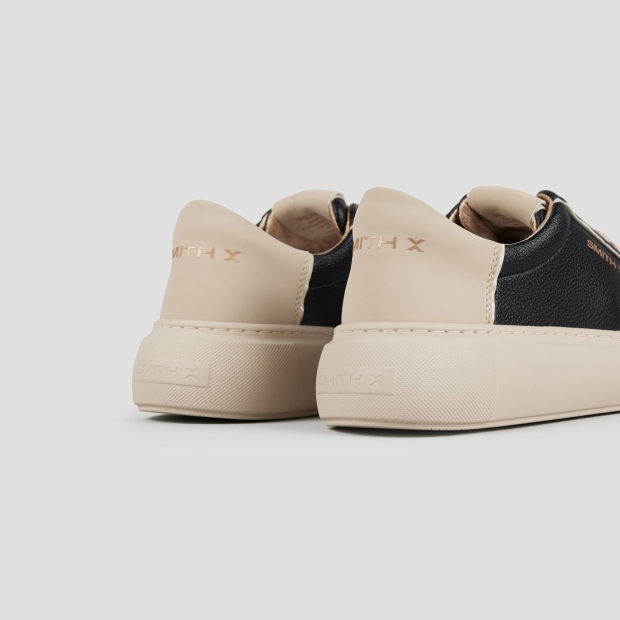 Sneakers Alexander Smith pearl woman in black with beige sole and heel - 4