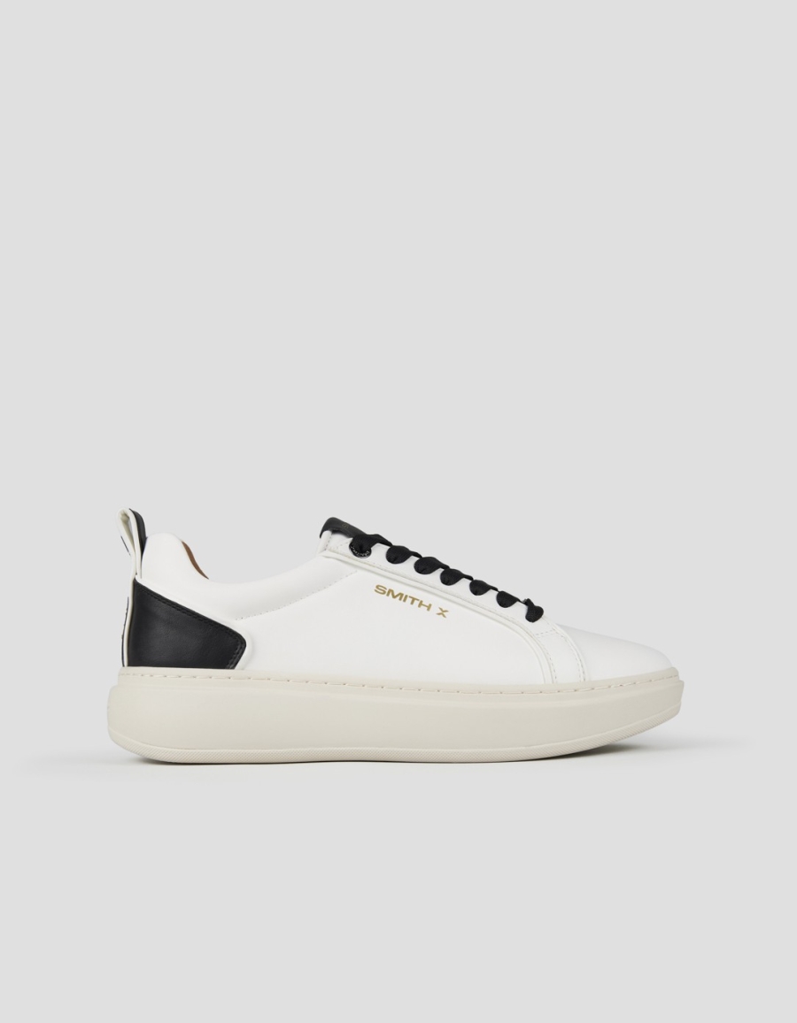 Sneakers Alexander Smith stone man in white and black heel - 1