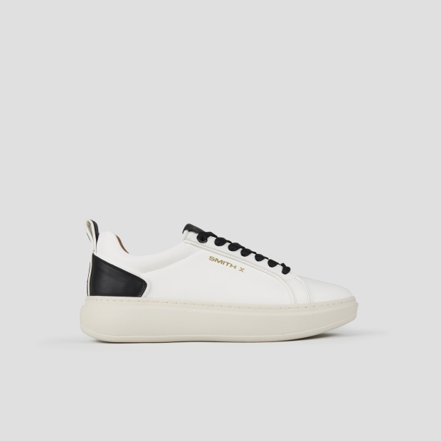 Sneakers Alexander Smith stone man in white and black heel - 1