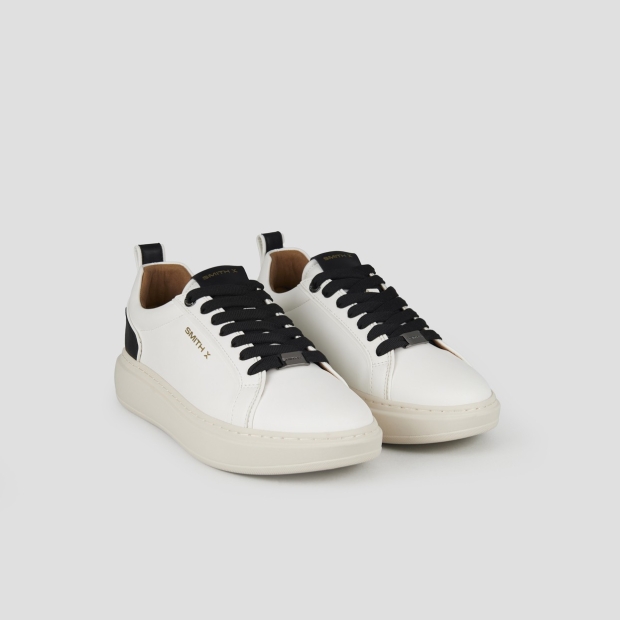 Sneakers Alexander Smith stone man in white and black heel - 3