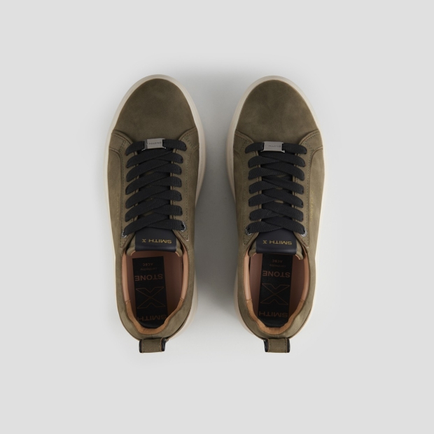 Sneakers Alexander Smith stone man in military green and black details - 5