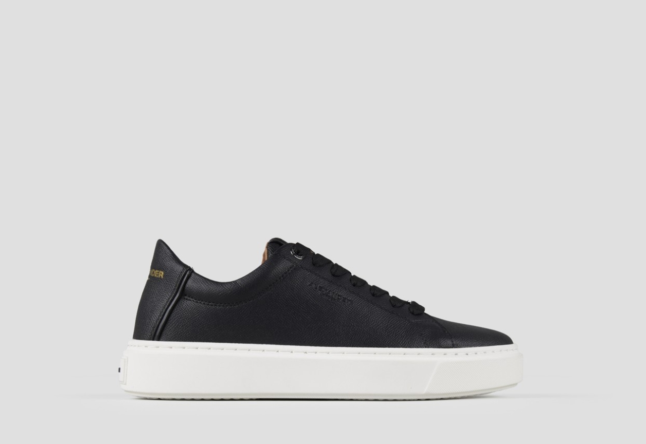 Sneakers Alexander Smith london man in black palmellato leather - 1