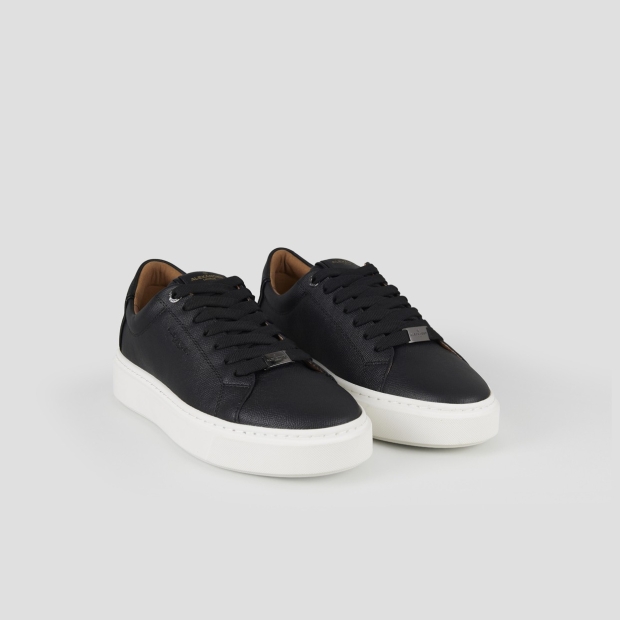 Sneakers Alexander Smith london man in black palmellato leather - 3