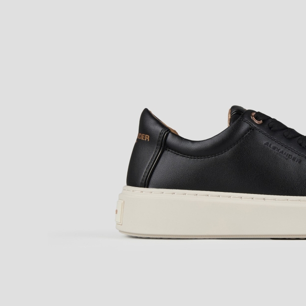 Sneakers Alexander Smith london woman in smooth black leather - 2