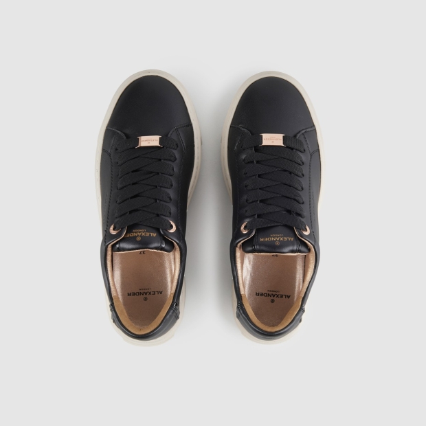Sneakers Alexander Smith london woman in smooth black leather - 5