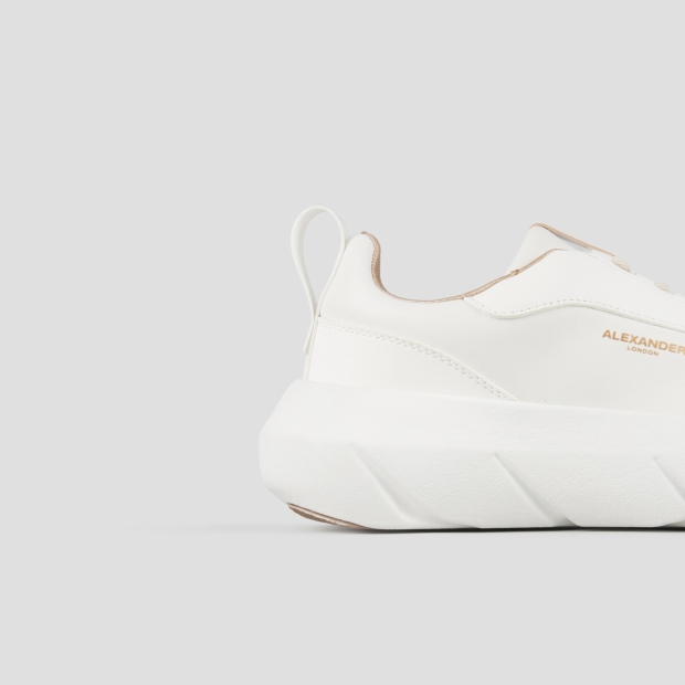 Sneakers Alexander Smith eclipse woman in white nappa and rubberized leather - 2