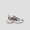 Victoria Woman in silver mesh with mirror details