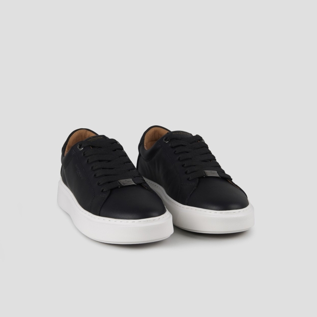 Sneakers Alexander Smith london man in black smooth leather - 3
