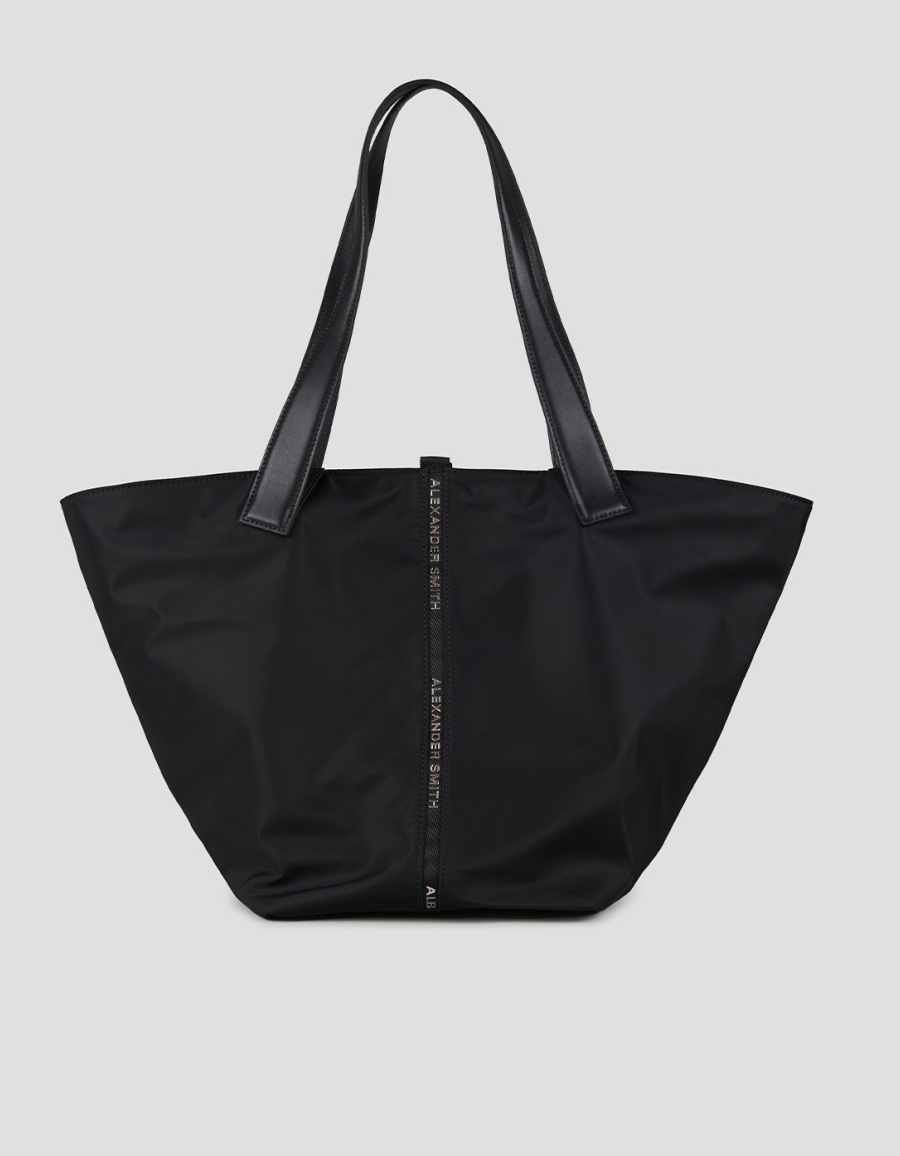 Sneakers Alexander Smith lauren large handbag with shoulder strap in black nylon - 1