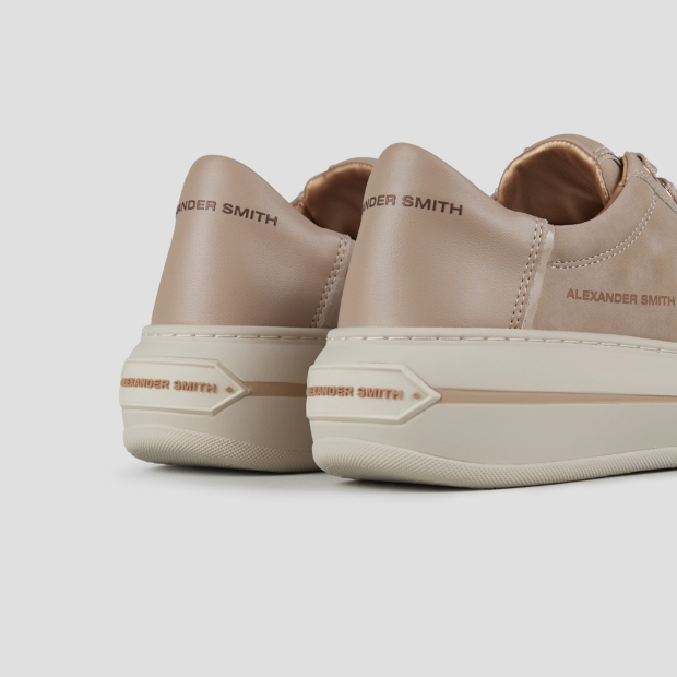 Sneakers Alexander Smith lancaster woman in beige suede and rubberized leather heel - 5