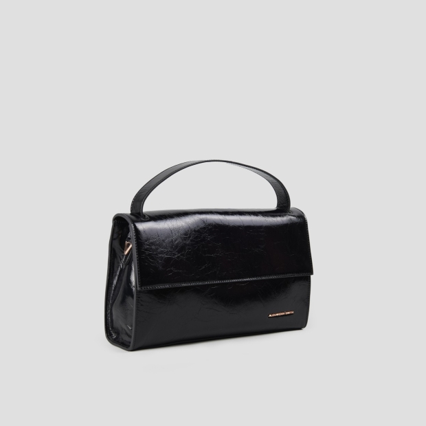 Sneakers Alexander Smith holly shoulder bag with shoulder strap in black naplak leather - 3