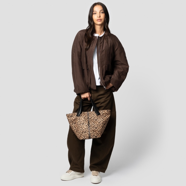 Sneakers Alexander Smith lauren medium handbag with shoulder strap in spotted nylon - 7