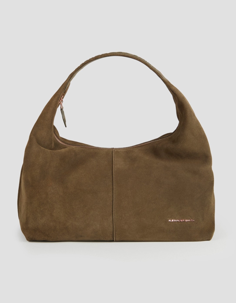 Sneakers Alexander Smith chloe shoulder bag in olive green suede - 1