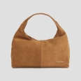 Chloe shoulder bag in light brown suede