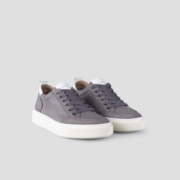 Sneakers Alexander Smith bond man in grey nubuck and white leather details - 3