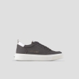 Bond Man in dark grey nubuck and white leather details