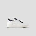 Bond Man in white goat leather and blue details