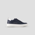 Bond Man in blue goat leather and white details