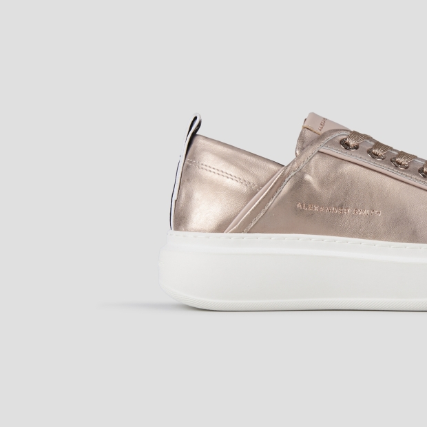 Sneakers Alexander Smith wembley woman in nude laminated leather - 2