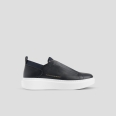Wembley Slip-on Man in smooth blue leather