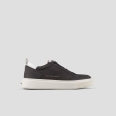Bond Man in brown nubuck and white leather details