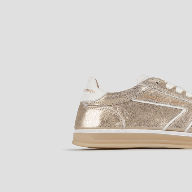Sneakers Alexander Smith thames woman in gold laminated leather - 3