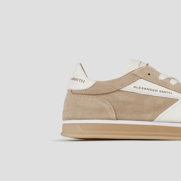 Sneakers Alexander Smith thames man in sand suede and white logo - 3