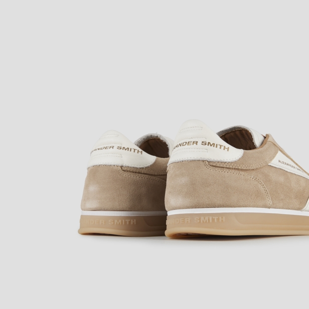 Sneakers Alexander Smith thames man in sand suede and white logo - 5