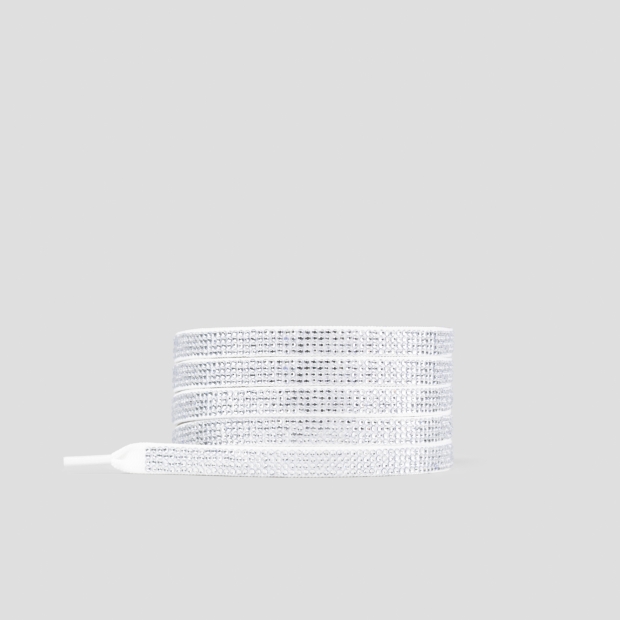 Sneakers Alexander Smith white laces in full silver strass for women - 1